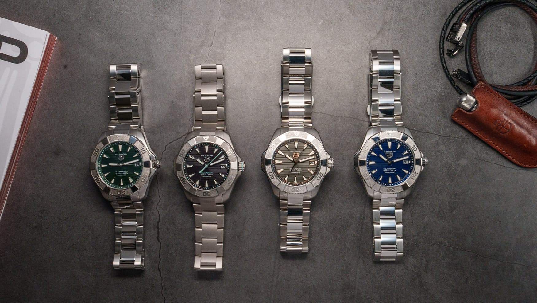 TAG Heuer Aquaracer Professional 200 Solargraph 40mm: Four New References Bring a Sculpted Metal Bezel and 10-Month Solar Autonomy