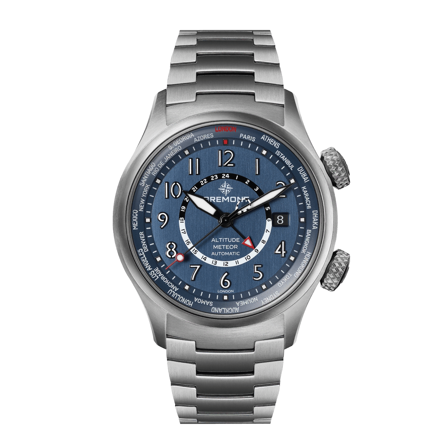 Bremont Altitude MB Meteor Time Zones — A World-Timer in Air Force Blue Marks the Brand's Return to Form