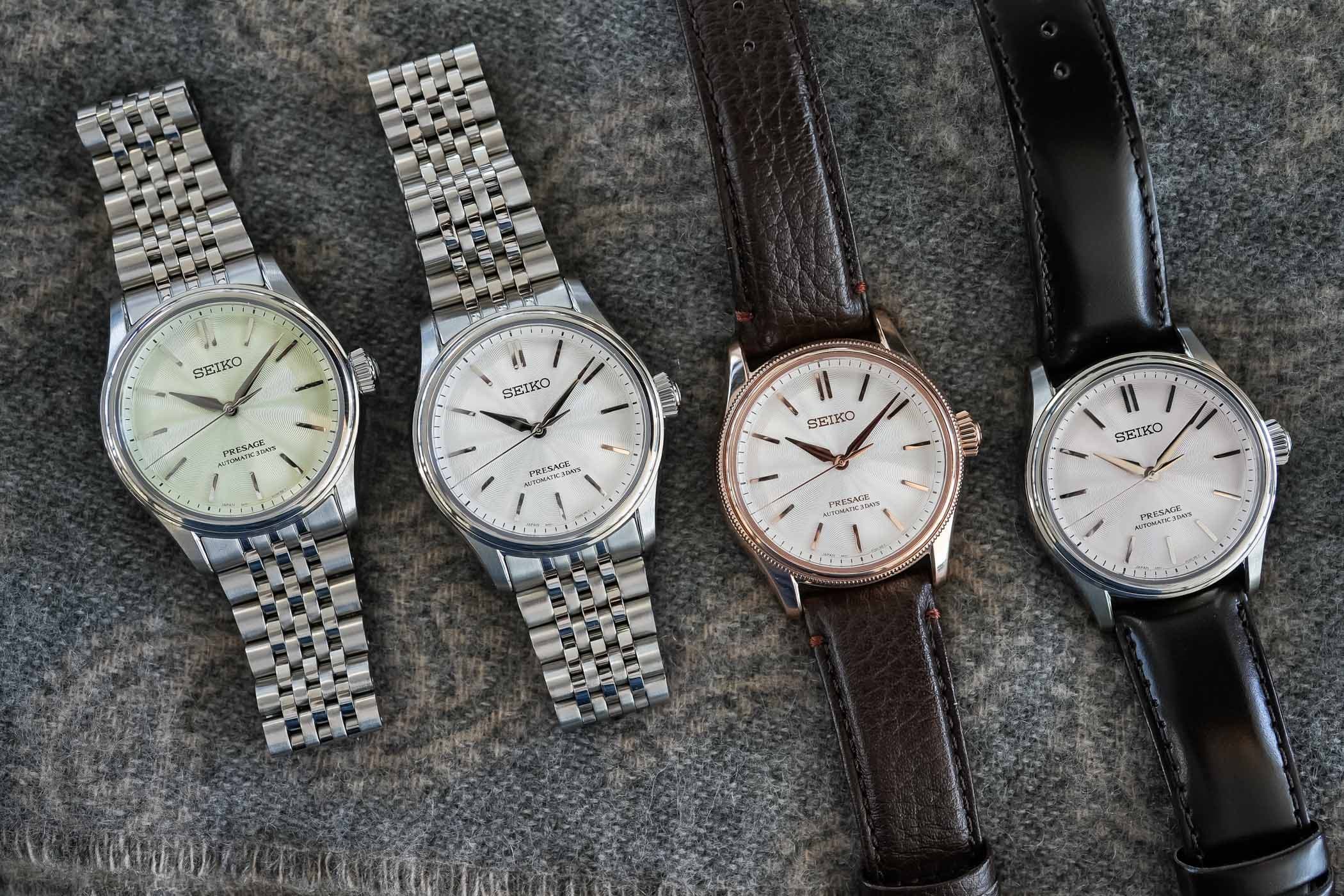 Seiko Presage Classic Series: موانئ مستوحاة من الحرير وعلبة جديدة 38 mm تكريمًا لحرير Tomioka