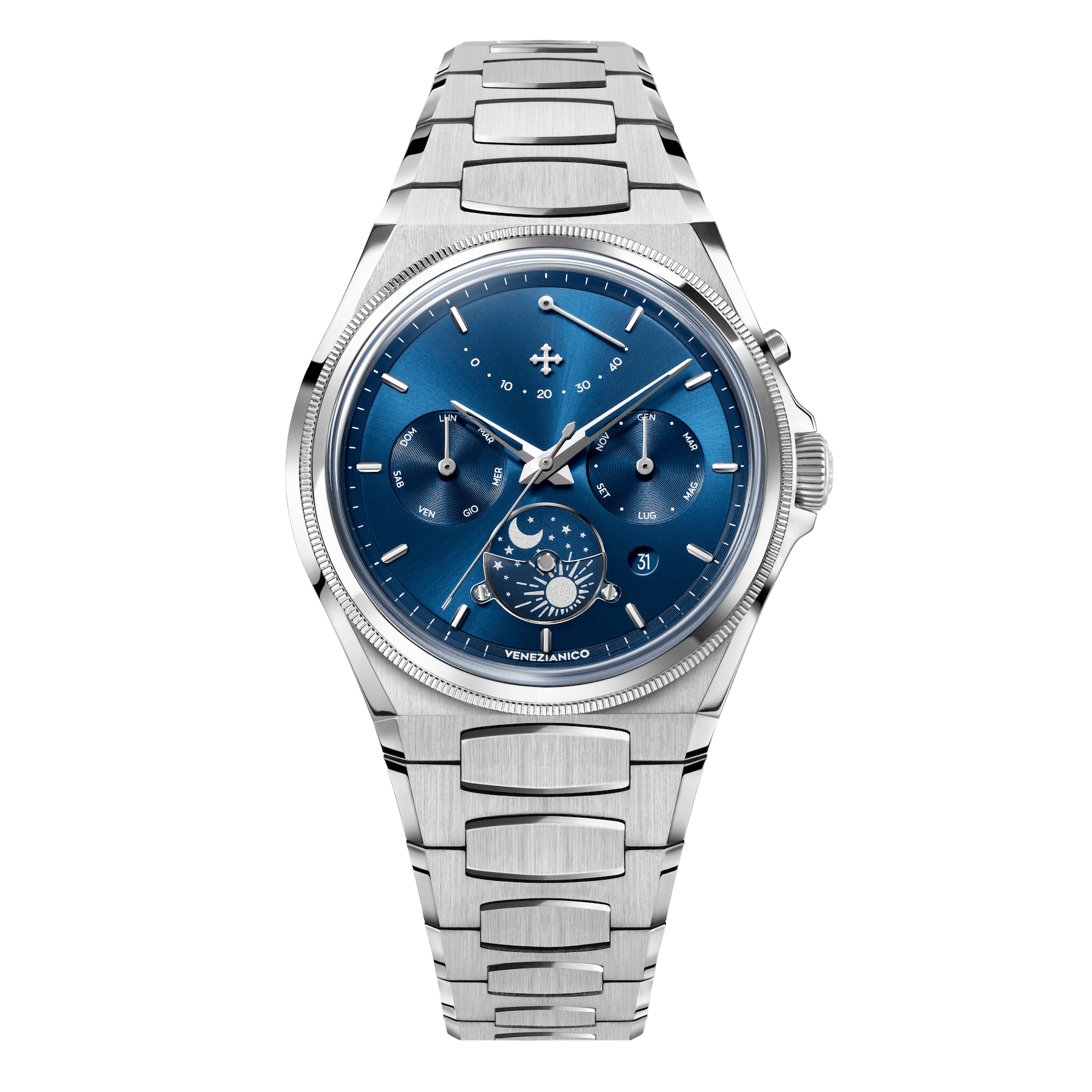 Venezianico Arsenale Calendario: ساعة سوار متكامل بتقويم ثلاثي بأقل من 1,400 دولار