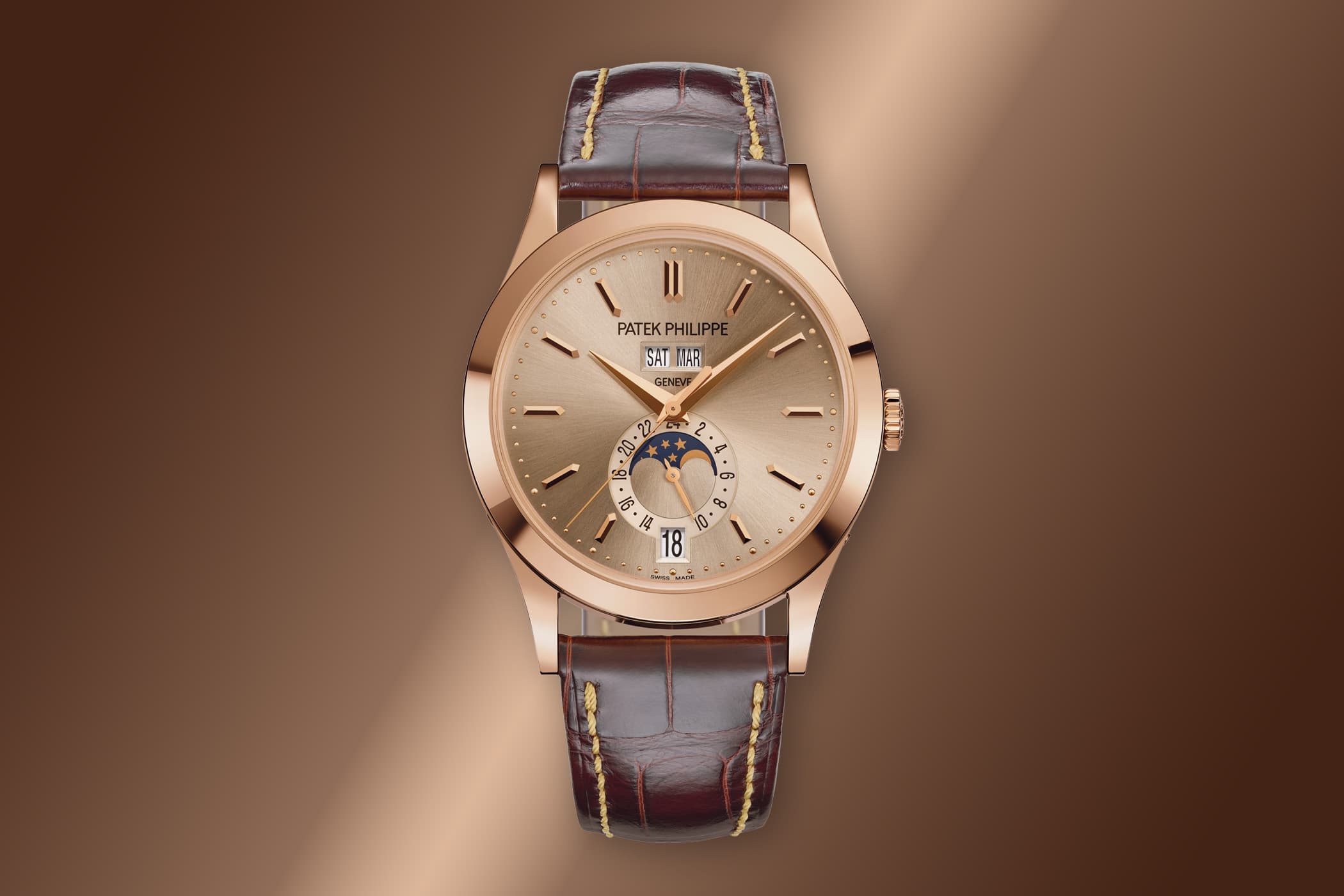 Patek Philippe Annual Calendar 5396R-016: Sand-Beige Sunburst Dial in Rose Gold for the 30th Anniversary of the Annual Calendar