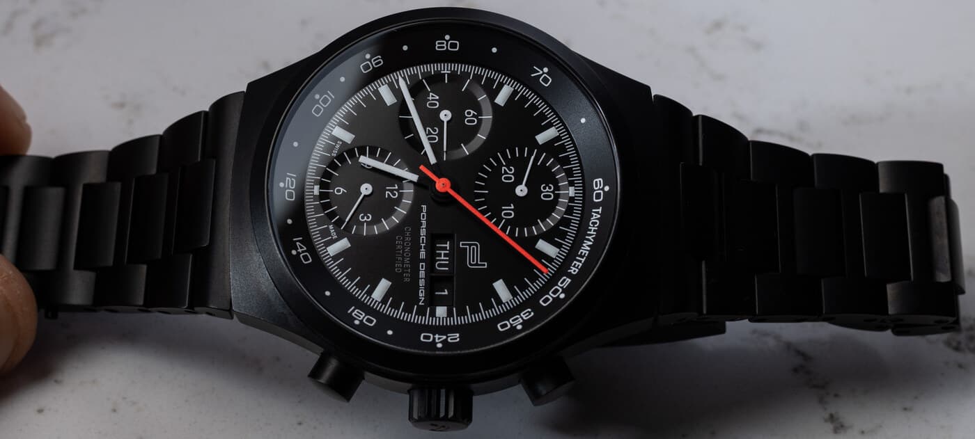 بورشه ديزاين Chronograph 1 All-Titanium: إصدار مرقّم