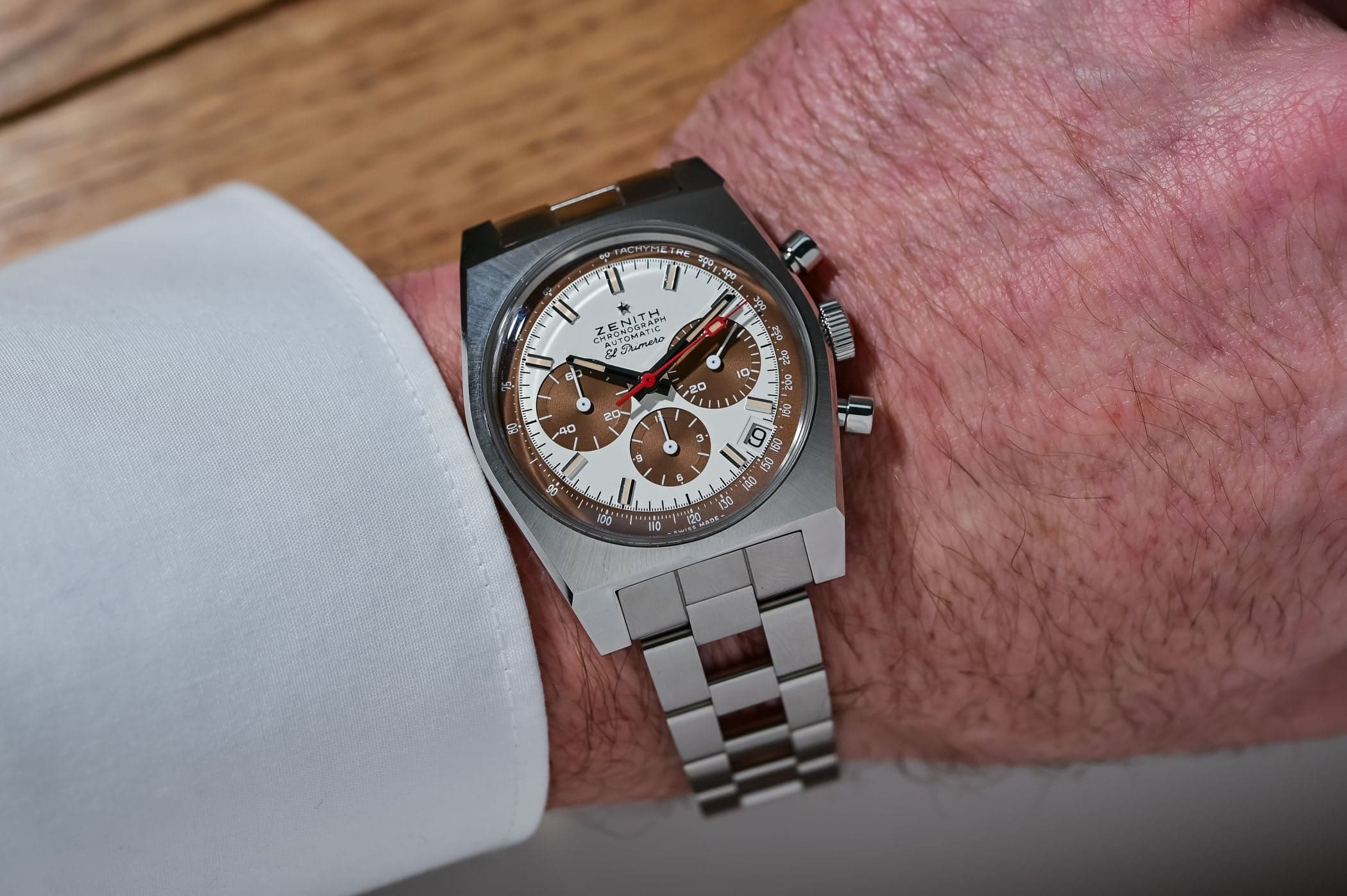 Zenith Chronomaster Revival A384 "Tropical" — Chocolate Panda, El Primero 400, and the 1969 Gay Frères Ladder Bracelet