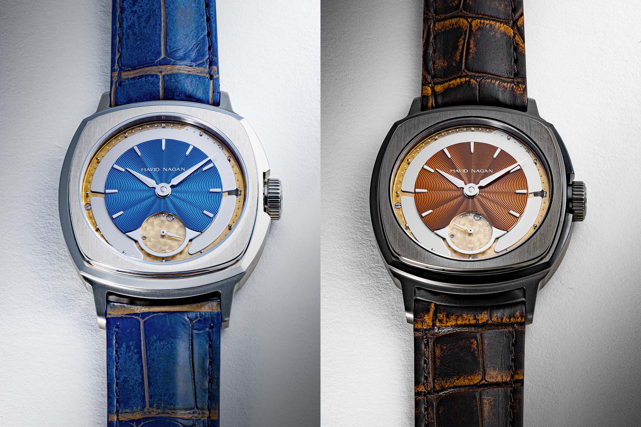 Havid Nagan HN02: California Independent Brings 38 mm Hand-Guilloché Grand-Feu Enamel — COSC, USD 18,000, LE 42