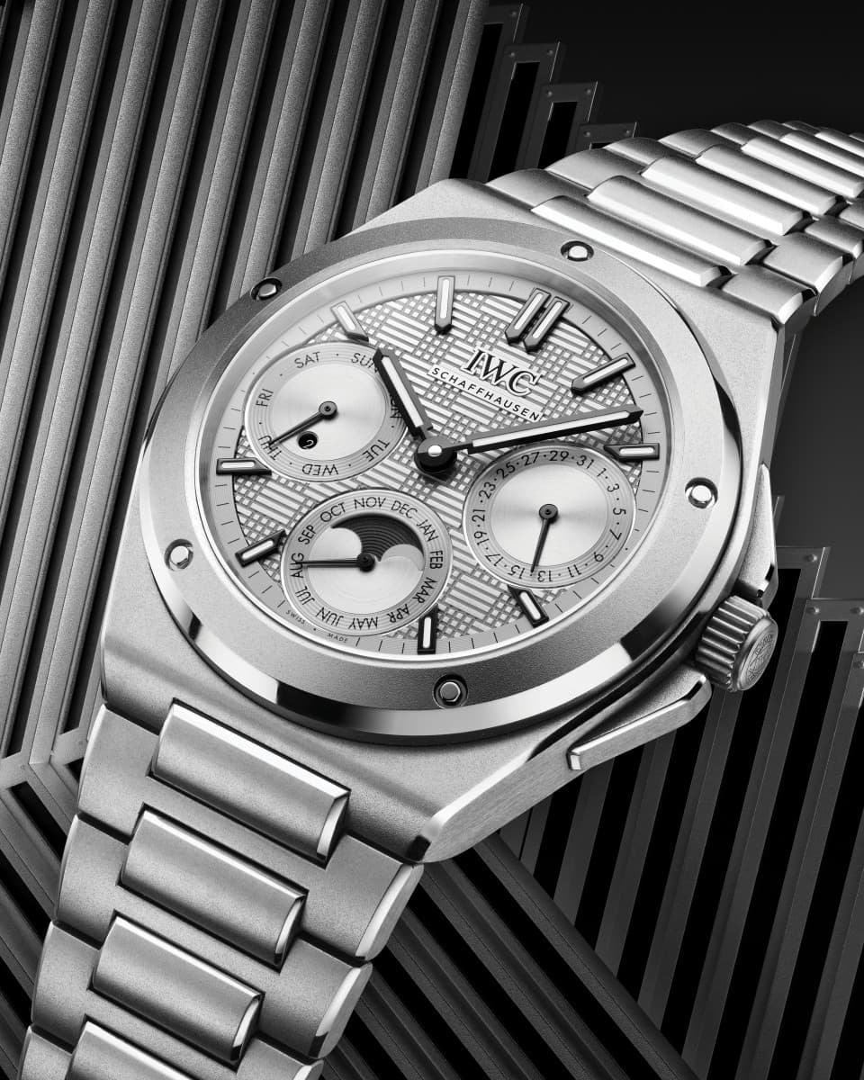 IWC Ingenieur Perpetual Calendar 41 Titanium (Ref. IW344904): The Lightest IWC Perpetual Calendar, on a Titanium Integrated Bracelet