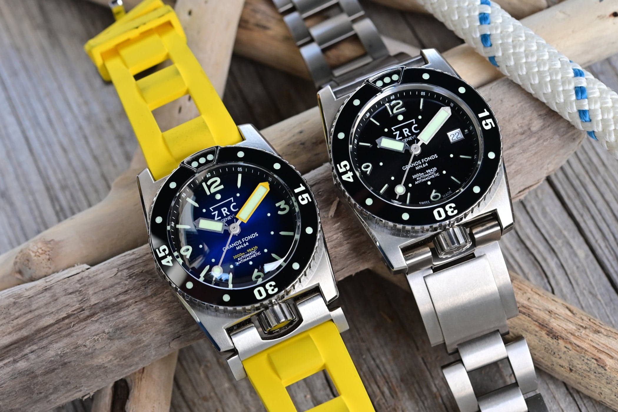 ZRC Grands Fonds MN64 Titanium: A 3,000 m French Navy Diver Now in Full Grade-5 Titanium