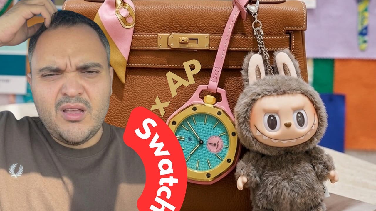 ساعة AP × Swatch Royal Pop: أكبر كولابوريشن في تاريخ الساعات؟ نعم — وصيغة ساعة الجيب هي اللعبة الذكية