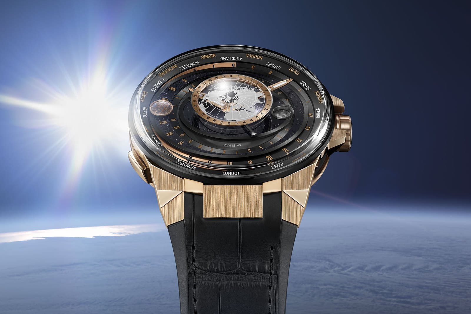 Ulysse Nardin Blast Moonstruck: آلة سماوية من الذهب الوردي بخمسة عروض فلكية، إصدار محدود من 20 قطعة